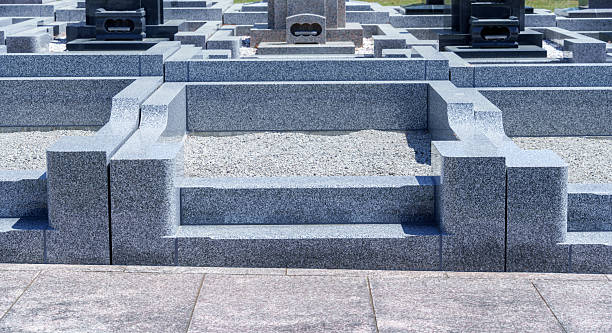 istock New construction site for graves at the cemetery 2249563476