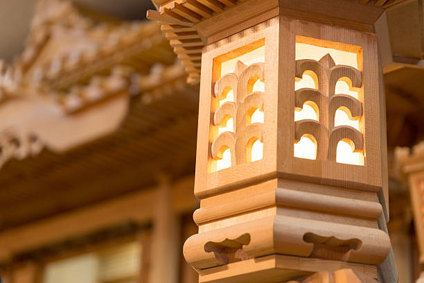 istock Japanese Shinto Altar Lanterns for Funerals 2249563560