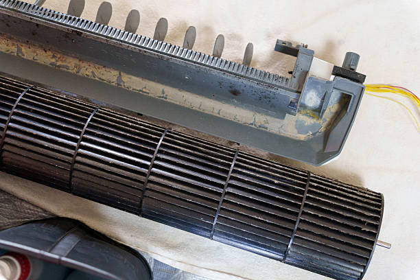 istock Wall-mounted air conditioner disassembly cleaning (removed blower fan, drain pan) 2249563633