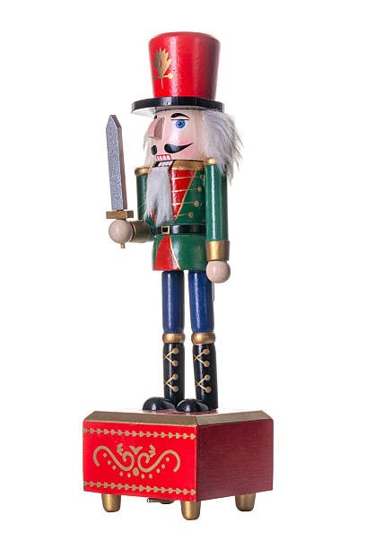 istock Christmas symbol. Nutcracker Christmas soldier isolated on white background 2249564683