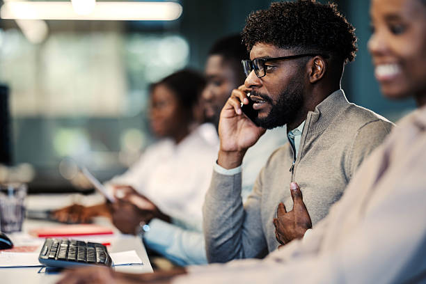 istock African american business man talking on smartphone in office 2249566897