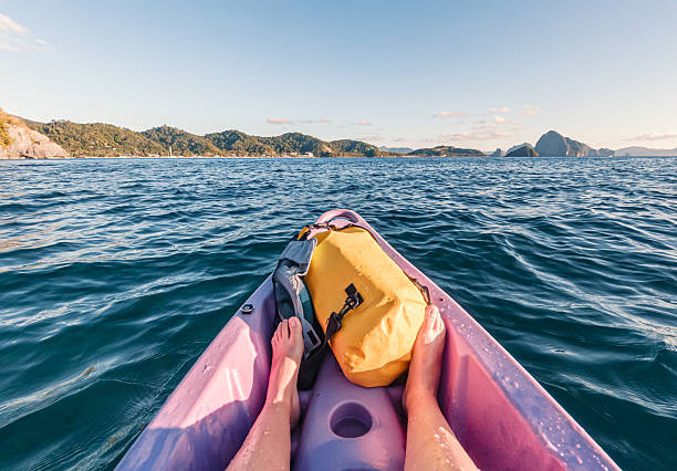 istock Exploring coastal waters by kayak during a sunny afternoon adventure 2249571287