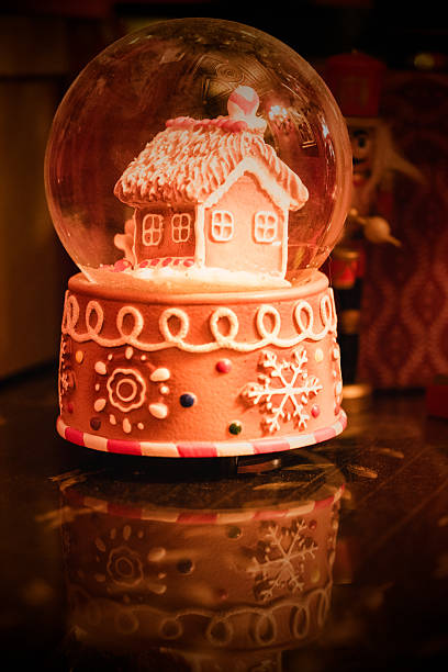 istock Christmas Gingerbread House Snow Globes 2249573524