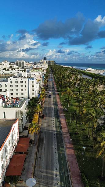 istock Ocean Drive Morning Drone View 2249573857