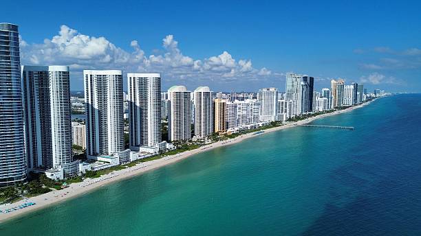 istock Sunny Isles Beach Daytime Drone 2249574016