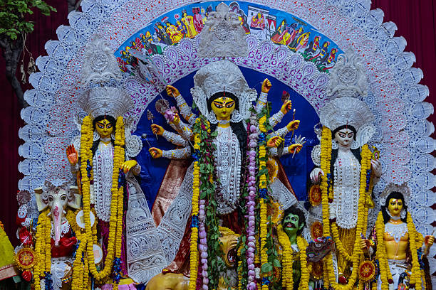 istock Handmade idol of goddess durga 2249574614