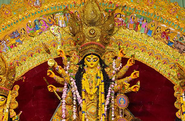 istock Handmade idol of goddess durga 2249575314