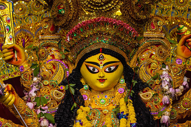 istock Handmade idol of goddess durga 2249576449