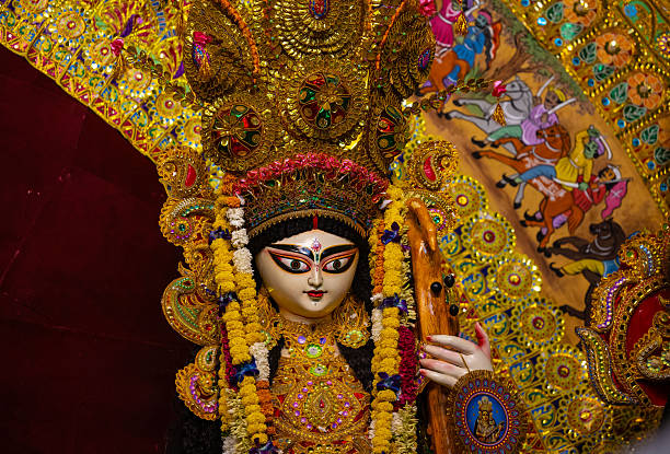 istock Handmade idol of goddess durga 2249576479