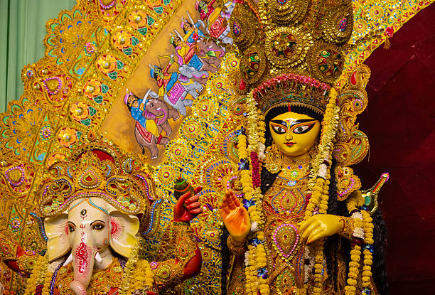 istock Handmade idol of goddess durga 2249576488
