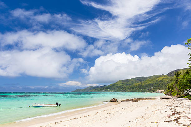 istock A serene tropical beach scene with crystal turquoise water and soft white sand 2249577894