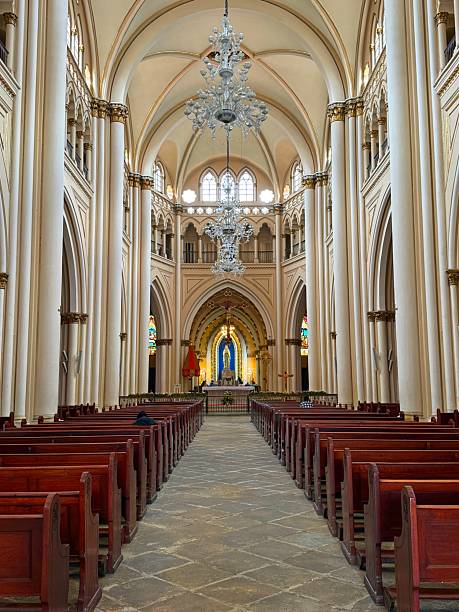 istock interior of a Catholic church 2249592923