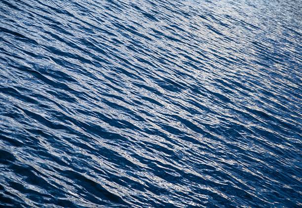 Ripples and patterns on the surface on the surface of water, South Wales UK.