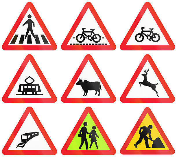 istock Collection of road signs used in India 2249611954