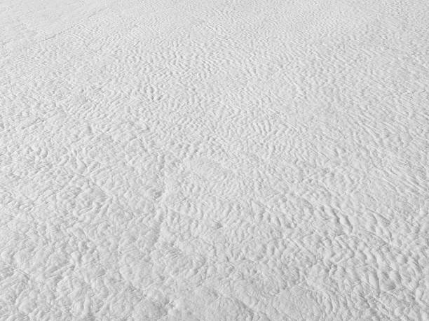 view from an aircraft on a smooth rippled surface of a dense homogeneous stratiform cloud