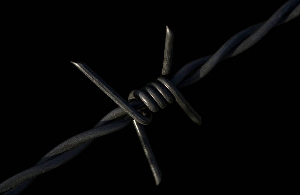 istock sharp steel with shadow play, high contrast scene emphasizing prickly steel and ominous mood 2249619175