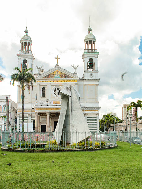 Basilica of Our Lady of Nazareth in the center of the city of Belém, capital of the state of Pará, northern region of Brazil.