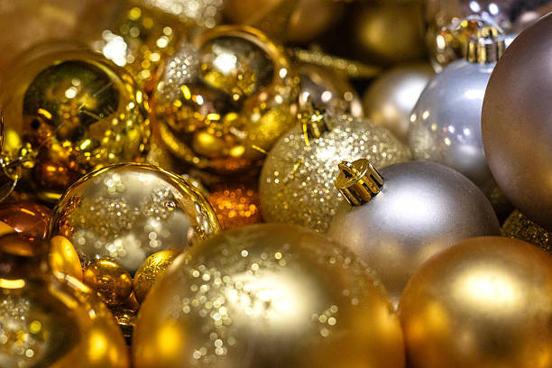 istock Festive Christmas Ornaments Collection – Gold & Silver Edition 2249629835