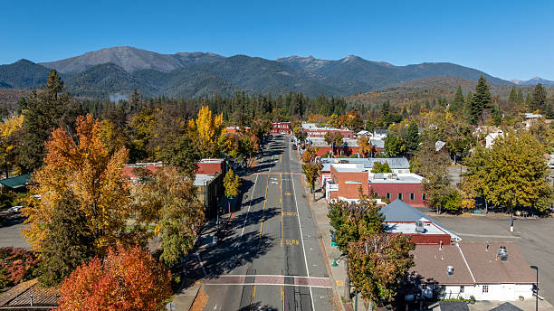 istock Aerial View Weaverville California 2249641636