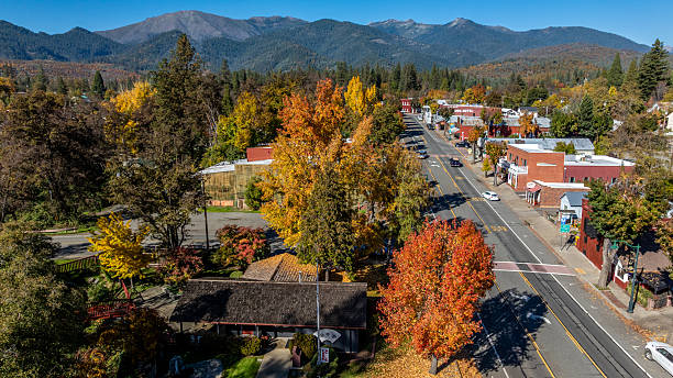 istock Aerial View Weaverville California 2249641641