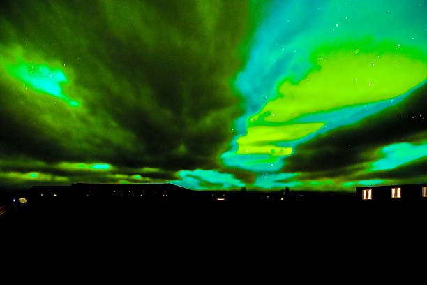 Aurora Borealis, Northern Lights in Olnbogaas, Iceland -Oct 13, 2025 - N27