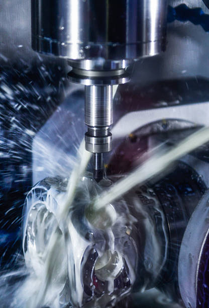 istock CNC milling machine cutting the mold parts 2249661541