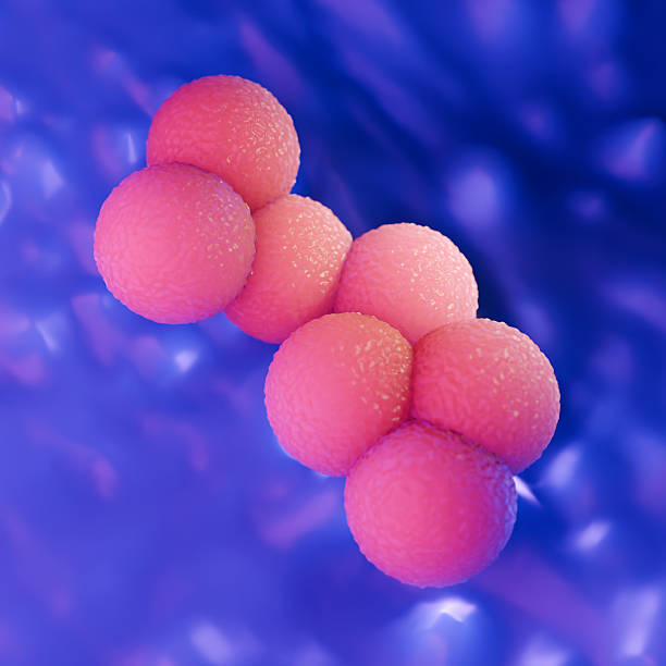 istock Blue Medical Background of MRSA Bacteria Cluster 3D Illustration 2249662576