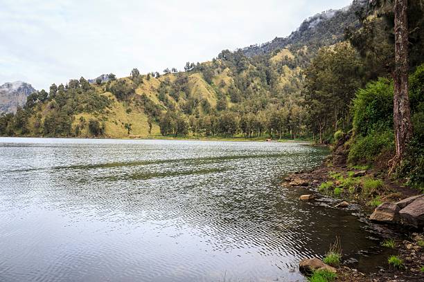 istock Gentle Ripples: Lake Shoreline Below Grassy Hills 2249667558
