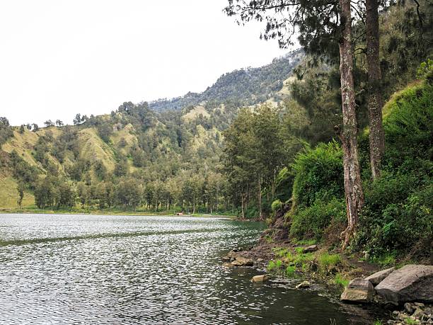 istock Gentle Ripples: Lake Shoreline Below Grassy Hills 2249667811