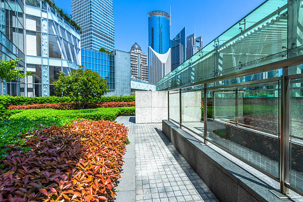 istock Buildings and public park in Shanghai 2249672451
