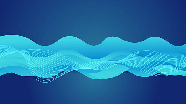 istock Winter christmas background. Abstract dark blue background with paper waves and seacoast for banner, invitation, poster or web site design. Paper cut style. Vector illustration 2249675288