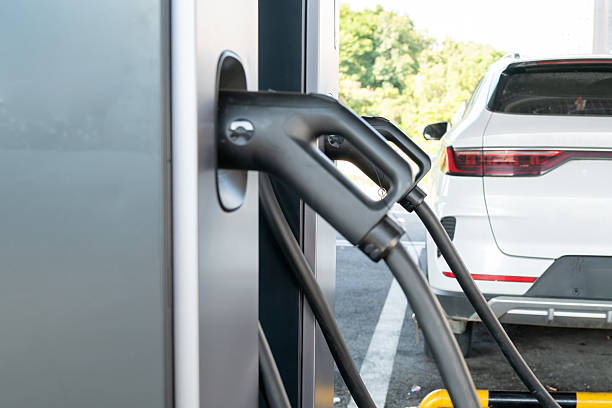 istock Car charging station, charging new energy vehicles 2249678367