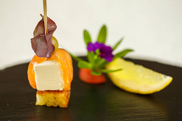 istock Delicious food in the restaurant on a plate 2249682503