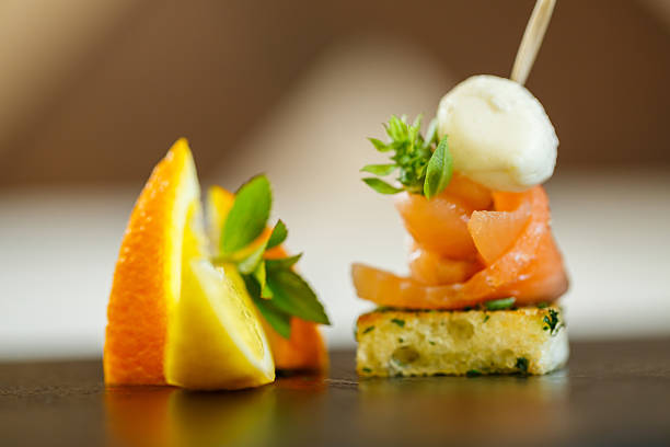 istock Delicious food in the restaurant on a plate 2249689237