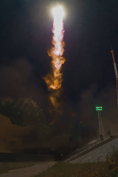 istock A close-up of a space rocket nozzle during the launch of the spacecraft. 2249690429