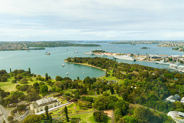 istock Air View of Royal Botanic Garden 2249692028