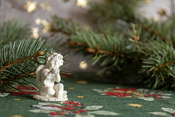 This is a little angel for decoration.