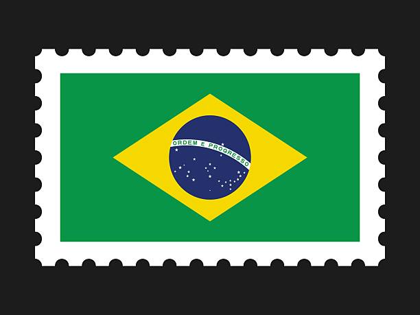 istock National Flag Postage Stamp Icon for BRAZIL Mail, Patriotism, and National Identity 2249695633
