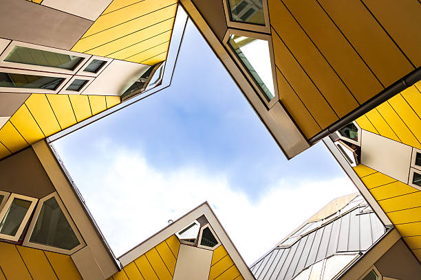 istock yellow cubic houses in rotterdam 2249712519
