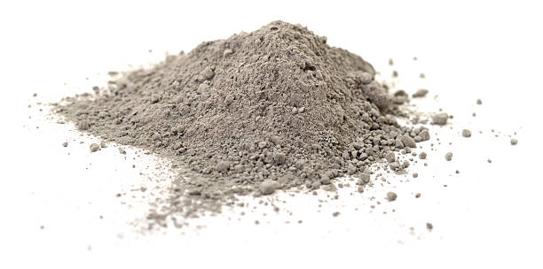 istock Cement powder heap isolated on white background 2249712800
