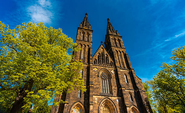 istock Neogothic Basilica of Saint Peter and Paul Vysehrad. 2249718404