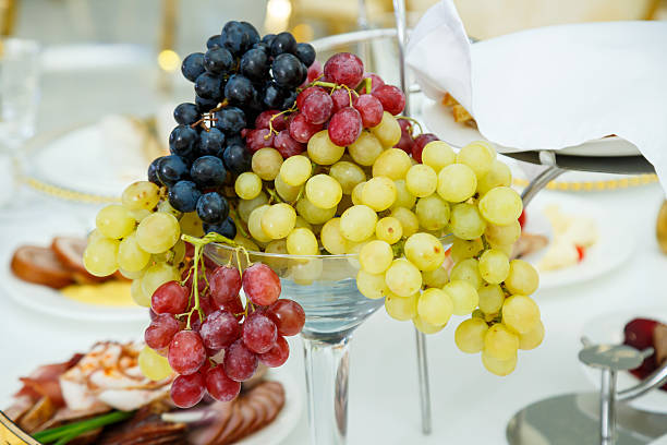 istock Delicious dish on the buffet table. Cold appetizers from the chef for the celebration 2249722351