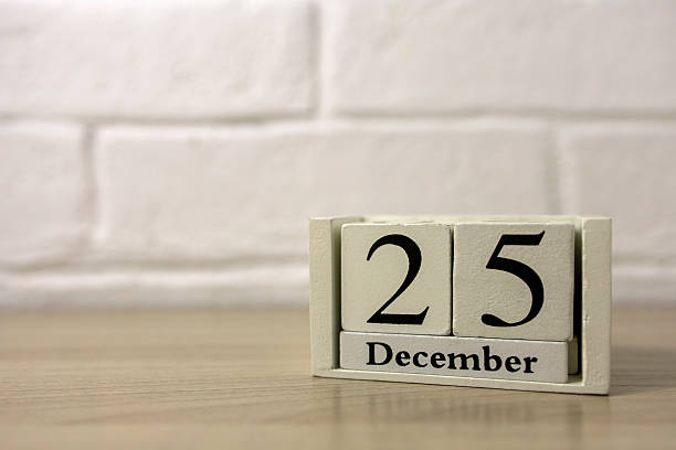 istock December 25th on a white wooden calendar. Christmas concept. 2249729362