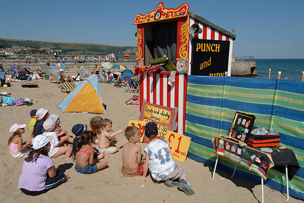 Swanage British Beaches Punch and Judy show (1) United Kingdom 2022
