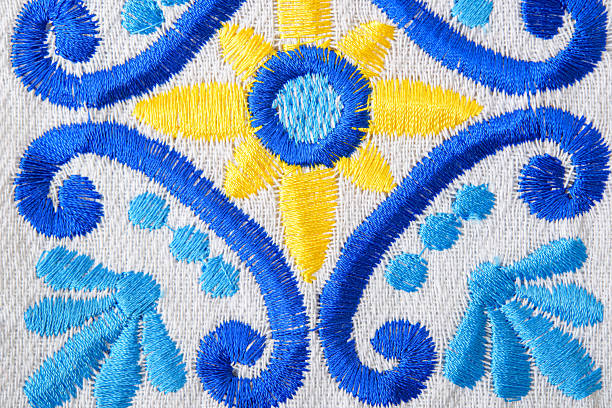 Embroidery souvenir napkin, Porto, Portugal