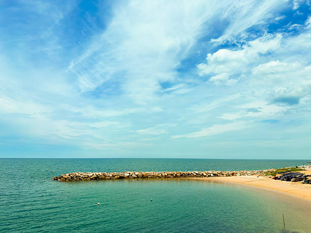 rock formation at sea.