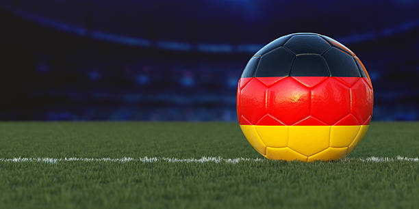 istock Flag of Germany On Soccer Ball 2249745237