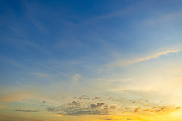 istock Sky and clouds backdrop during sunrise and sunset,Beautiful Panoramic View of Cloudscape during a colorful sunset or sunrise. Taken on the West Coast of British Columbia, Canada. 2249757049