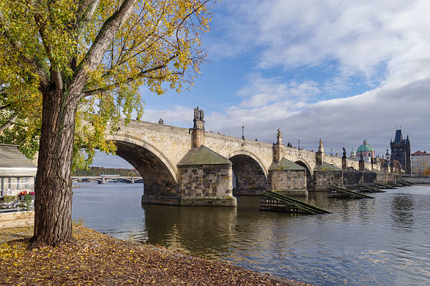 istock Charles bridge on an autumn day, Prague, Czechia 2249764986