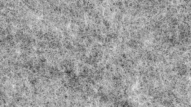 istock Soft gray felt material. Texture of felted fabric close-up, abstract background. 2249765957